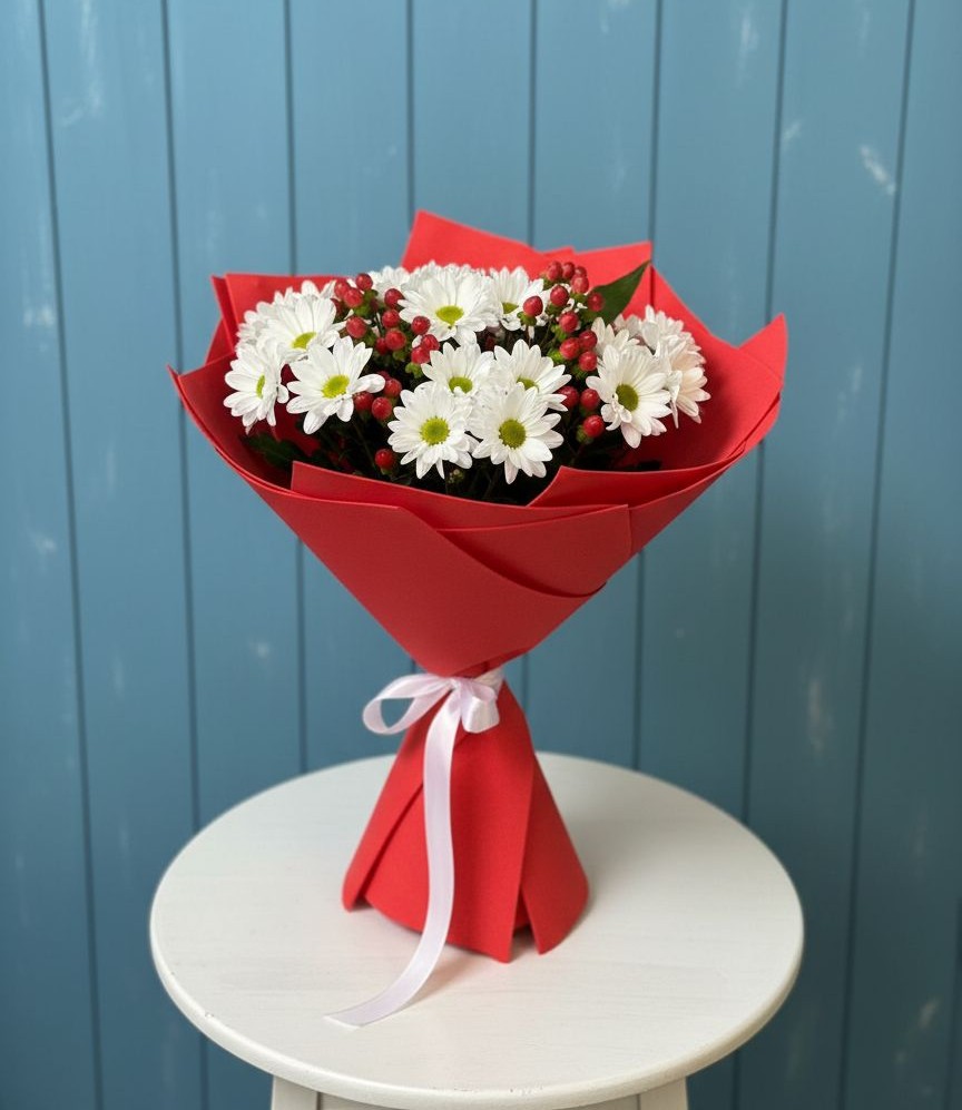 Букет цветов из: Хризантемы в Архангельске