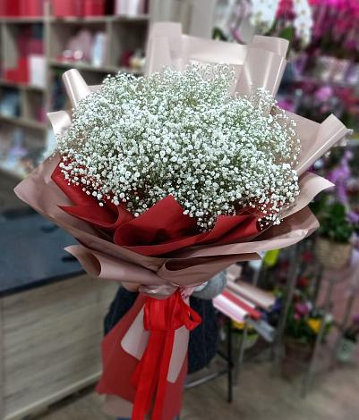 Букет цветов из: Гипсофила в Архангельске