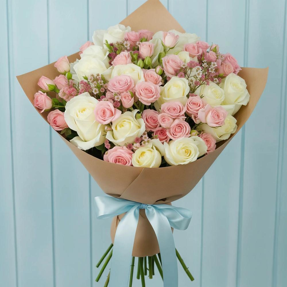 Букет цветов из: Розы в Архангельске