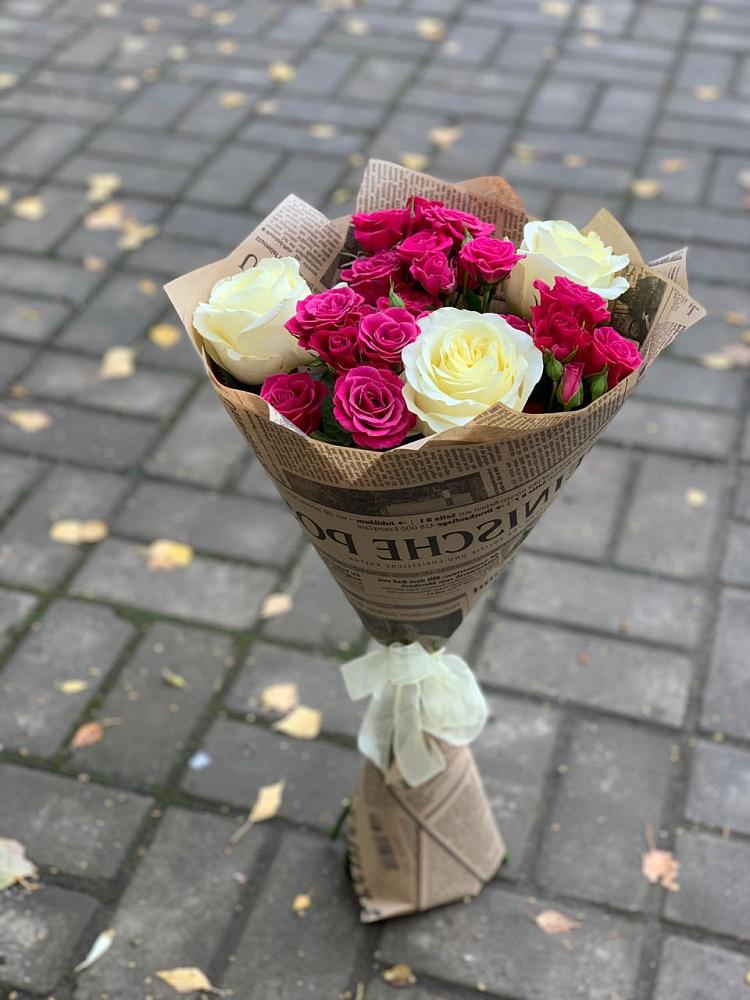 Букет цветов из: Розы в Архангельске